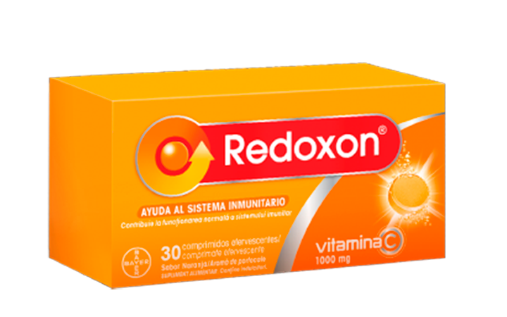 Redoxon® Vitamina C con mg de C | Bayer Te Cuida